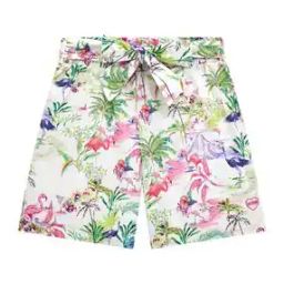 Floral Print Regular Fit Shorts-image-30