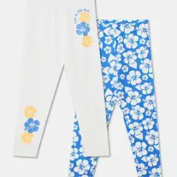 r&b Pack of 2 Floral Print Leggings-picture-2