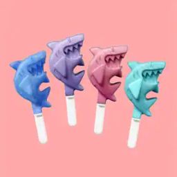 Set of 4 Shark Ice Pop Molds-22