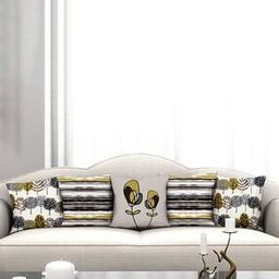 Set of 5 Printed Cushion Covers 16" x16"-27