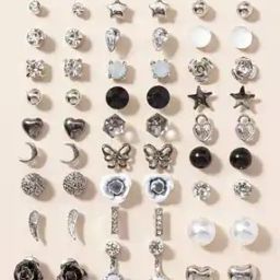 Women Set of 30 Stone-Studded Stud Earrings-image-44