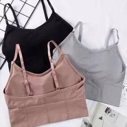 Pack of 3 Slip-On Sports Bra-26
