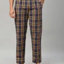 Men Checked Mid-Rise Pyjamas-picture-0