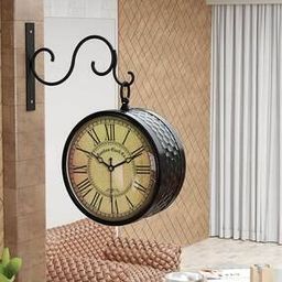 Tic-Toc Movement Double Sided Hanging Wall Clock-image-74