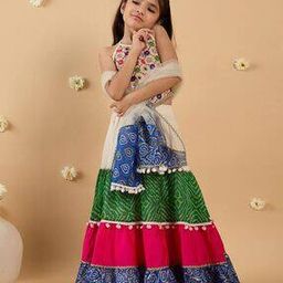 Girls Embellished Lehenga Choli with Dupatta-image-43