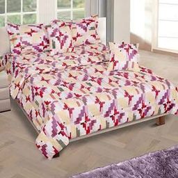200 TC Geometric Print Double Bedding Set-43