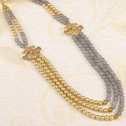 Multistand Mala Chain with Brooch-picture-29
