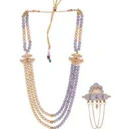 jiyanshi fashion Multistand Mala Chain with Brooch-picture-8