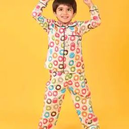 Boys Graphic Print Shirt & Pyjama Set-picture-39