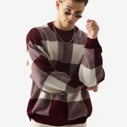 Men Oversized Fit Sweatshirt-41