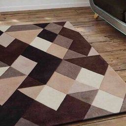 Geometric Hand Tufted Wool Carpet-image-16