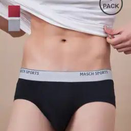 Pack of 3 Briefs with Elasticated Waistband-picture-16