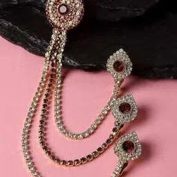 Studded Brooch with Stones-image-38