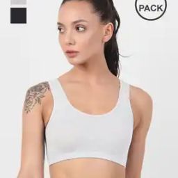 Women Pack of 3 Non-Padded Non-Wired Bras-picture-11
