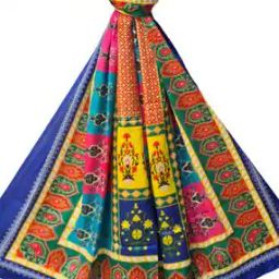 Printed Dupatta with Contrast Border-picture-16