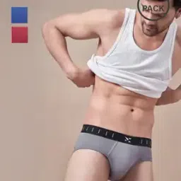 Men Pack of 3 Briefs with Logo Waistband-35