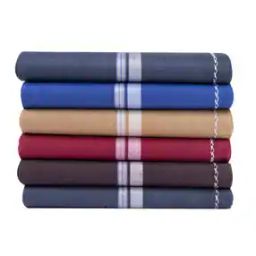 Men Pack of 6 Handkerchiefs with Striped Detail-image-21