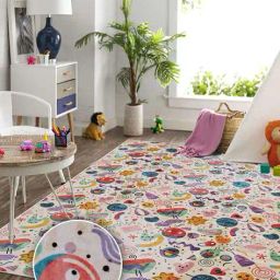 kaleen india Rectangle Shape Rug in a Bag-Washable image 1