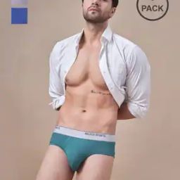 Men Pack of 3 Briefs with Logo Waistband-image-32