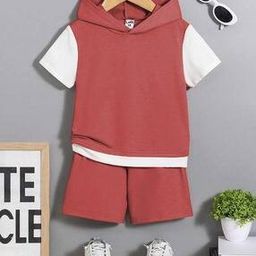 Boys Regular Fit T-Shirt & Shorts Set-image-37