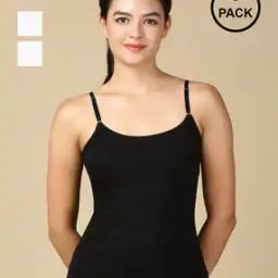 Women Pack of 3 Camisoles with Adjustable Straps-image-92