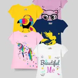 Pack of 5 Graphic Printed Round-Neck T-Shirt-picture-17