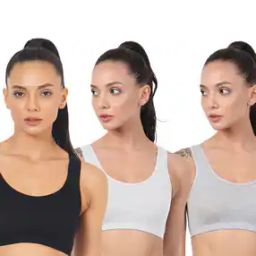 Women Pack of 3 Non-Padded Non-Wired Bra -image-6