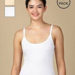 Women Pack of 3 Scoop-Neck Camisoles-image-3
