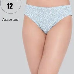 Pack of 12 Printed Bikinis Panties - Assorted-picture-47