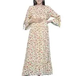 Floral Print Fit & Flare Dress-image-2
