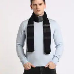 Men Chevron-Knit Scarf-picture-36