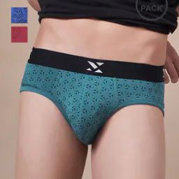 Men Pack of 3 Printed Briefs-20