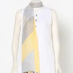 Striped Stole with Tassels-image-30