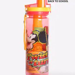 Mickey Mouse Print Water Bottle-12
