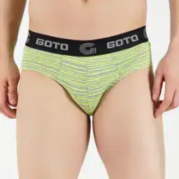 goto Men Striped Briefs with Elasticated Waistband-picture-24