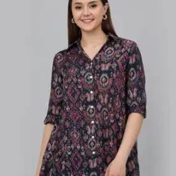 Women Printed Straight Tunic-image-37