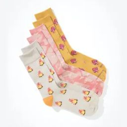 Men Pack of 3 Printed Ankle-Length Socks-picture-12