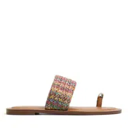 Toe-Ring Slip-On Flat Sandals-image-38