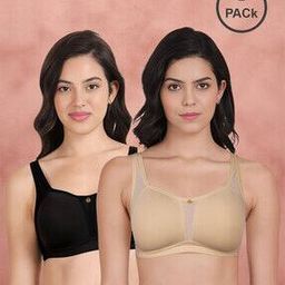 Women Pack of 2 Full-Coverage Minimiser Bras-2