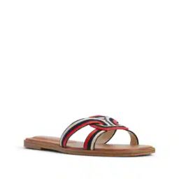 Open-Toe Slip-On Flat Sandals-19