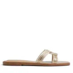 Open-Toe Slip-On Flat Sandals-picture-26