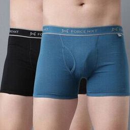 Men Pack of 2 Trunks with Elasticated Waist-47