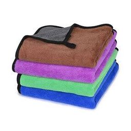 Set of 4 Microfiber Kitchen Towels 15" x 11"-1