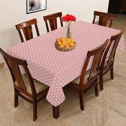 Polka-Dot Print 6-Seater Table Cover-image-47