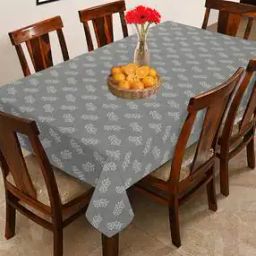Floral Print 6-Seater Cotton Table Cover-34