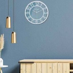 Round Shaped Plastic Wall Clock-image-79
