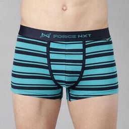 Men Striped Cotton Trunk-image-34