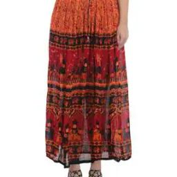 Women Printed Flared Skirt-15