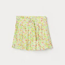 Girls Floral Print A-Line Skirt-picture-42