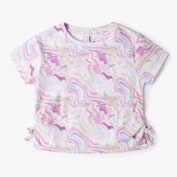 Girls Printed Crew-Neck T-Shirt-73